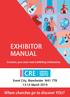 EXHIBITOR MANUAL. Where churches go to discover YOU! Event City, Manchester M41 7TB March Contains your must read exhibiting information