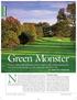 Nestled amongst the rolling hills of southern Westchester. Green Monster