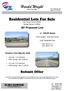 Harold Wright. Realtor Since Residential Lots For Sale Palm Canyon Drive (1200 Bk) Borrego Springs, CA Proposed Lots.