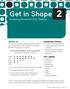 Get in Shape 2. Analyzing Numerical Data Displays