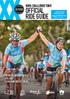 FRIDAY 19 JANUARY 2018 ADELAIDE TOURDOWNUNDER.COM.AU BUPA CHALLENGE TOUR OFFICIAL RIDE GUIDE