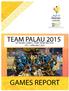Message from the President of Palau National Olympic Committee