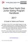Cedar Point Yacht Club Junior Sailing Program Handbook