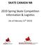 SKATE CANADA NB Spring Skate Competition Information & Logistics. (As of February 11 th 2019)