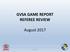 GVSA GAME REPORT REFEREE REVIEW. August 2017