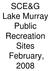 SCE&G Lake Murray Public Recreation Sites February, 2008