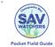 SAV. Watchers. Pocket Field Guide