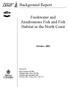 Background Report. Freshwater and Anadromous Fish and Fish Habitat in the North Coast. October, 2003