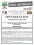 OPEN HOUSE DAY. Sunday, March 18, 2018 / 9:00am - 6:00pm. Complimentary Lunch served (11:00am - 4:00pm)