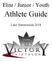 Elite / Junior / Youth. Athlete Guide. Lake Summerside 2018