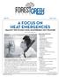 August 2014 Volume 8, Issue 8 A FOCUS ON HEAT EMERGENCIES HEALTHY TIPS TO STAY COOL IN EXTREMELY HOT WEATHER. By Concentra Urgent Care
