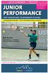 JUNIOR PERFORMANCE 2019 SUMMER FOR YEAR-ROUND TOURNAMENT PLAYERS. Max Exsted REGISTER ONLINE USTA Boys 12 National Clay Court Doubles Champion