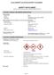 SAFETY DATA SHEET According to Canada s Hazardous Products Regulations (HPR) SOR/