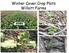 Winter Cover Crop Plots Willott Farms