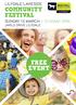 LILYDALE LAKESIDE COMMUNITY FESTIVAL SUNDAY 13 MARCH > 10.30AM 5PM JARLO DRIVE LILYDALE FREE EVENT