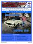 IN THIS ISSUE: A Club of 1st Generation Camaro Enthusiasts, Years 1967, 1968 & Official Club News Letter For January 2009