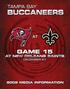 BUCCANEERS FACE OFF AGAINST NFC SOUTH FOE NEW ORLEANS