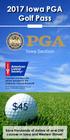 2017 Iowa PGA Golf Pass