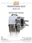 PROPORTIONING VALVE. Model 150 INSTRUCTION MANUAL. March 2017 IMS Company Stafford Road