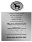 The Arabian Horse Association of Nebraska. Welcomes you to the 13th Annual. Great Plains Arabian Classic. May 9th 12th, 2013