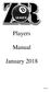 Players. Manual. January 2018