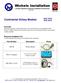 Wickets Installation Laundry Equipment Specific Installation Instructions 5/22/2009
