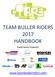 TEAM BULLER RIDERS 2017 HANDBOOK