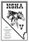 NSHA V Open Breed Buckle Series Horse Show #1. Pattern Book. September 23-24, Donna Longacre. Patterns may be amended at Judges Discretion