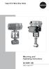 Type 3510 Micro-flow Valve. Mounting and Operating Instructions SH 8091 EN