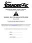 Commercial Mower Owner s Manual For Stander ZK serial # and higher until superseded