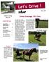Let s Drive! Driven Dressage 101 Clinic. May, Delmarva Driving Club, Inc. Inside this issue: