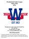 Weatherford Little League Safety Plan 2016
