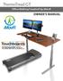 Office Walking Treadmill by imovr OWNER S MANUAL