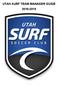 UTAH SURF TEAM MANAGER GUIDE