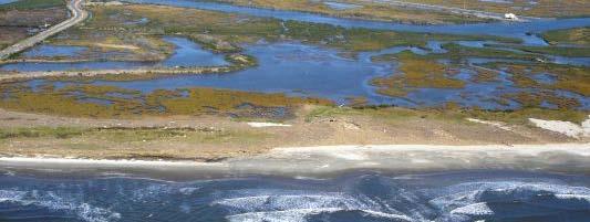 Erosion/Overwash Did not calibrate model to beach or marsh erosion Limited beach area, focus on marshes.