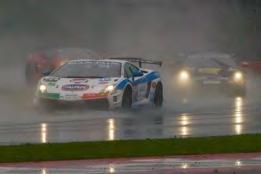 Wet conditions failed to damp the spirits of the Pro Am and Am competitors, with more than half the 17- strong grid challenging within the Am category of the gentleman driver series.