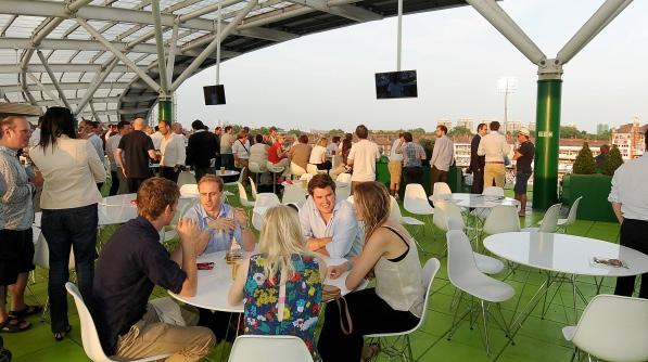THE LOWER ROOF TERRACE Developed especially for the Investec Ashes 2013, this superb new area on the 3rd floor of the OCS Stand, offers fantastic views of the major London landmarks as well as