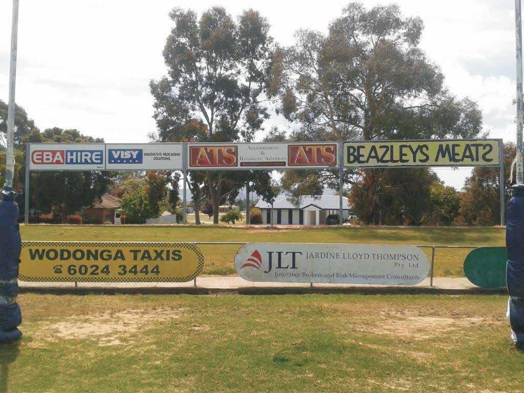 VIKING Sponsor - $3000 + GST Sign exposure on elevated structure ( Signage cost INCLUDED ) Logo on club Sponsor Board Acknowledgement on