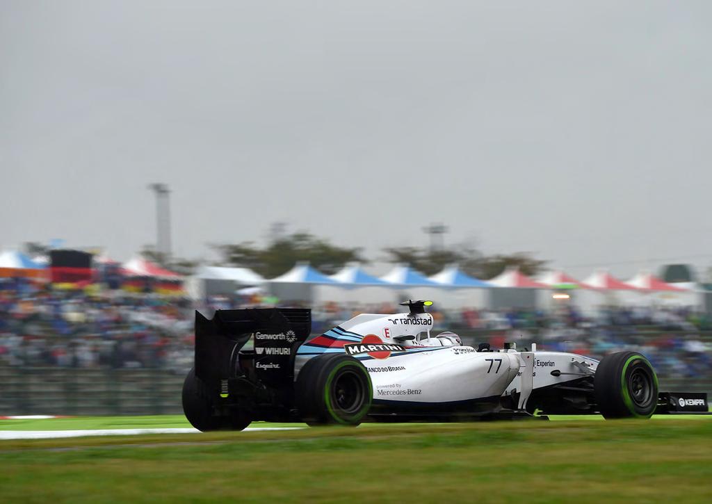 F1 >>> JAPAN Dry weather fans That the Williams car is at its best in the dry became even more clear on race day, as the Williams duo were unable to match the McLarens or Red Bulls for wet weather