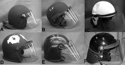 Assessing Riot Helmets 247 Introduction Blunt impacts to the head cause differential movement of the brain relative to the skull, disrupting the neural tissue and producing concussive and other