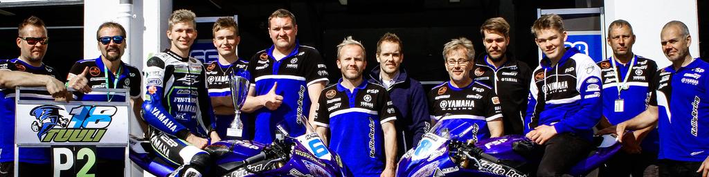 KALLIO RACING IN A NUTSHELL KALLIO RACING IS A MOTORBIKE ROAD RACING TEAM, WHICH IS ESTABLISHED AND OWNED BY KALLIO-FAMILY, ORIGI- NATED IN VALKEAKOSKI IN FINLAND.