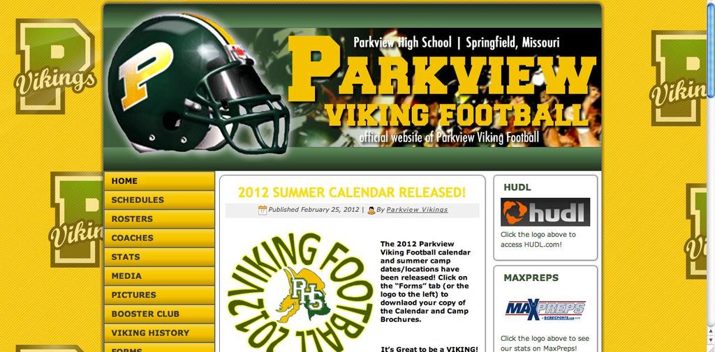 ParkviewFootball.com Check out the official website of the Parkview s football team: www.