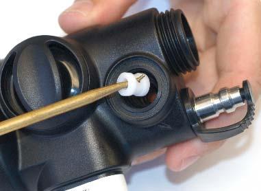 Removal of Inflator Stem Using an o-ring o pick, remove the