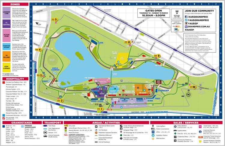 F1 Australian Grand I Circuit Guide 7 ALBERT PARK CIRCUIT GUIDE Location: Albert Park, Melbourne Length: 5.