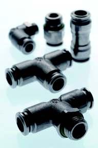 57000 Serie - full metal push-in fittings Thread: Short Tapered thread - Parallel gas ISO 228 Class A - Metric ISO R/262.