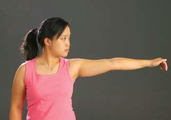 stance & body position This simple exercise will quickly demonstrate if the bow arm elbow is correctly positioned.