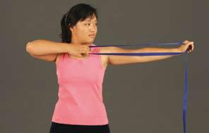 Retain the feeling of power in the draw scapula while bringing the draw hand up to anchor and fitting the draw hand firmly under the jaw.