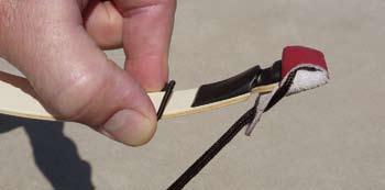 Using a bow stringer is the safest way to string a recurve bow, both for the archers safety and to prevent bow damage.