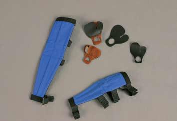 shooting equipment Finger Tabs and Arm Guards - All archers should shoot with a finger tab and arm guard. Finger tabs are made of flexible material and protect the draw fingers while shooting.