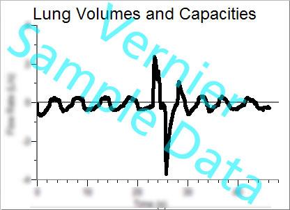 Lung Volumes and Capacities 1. The Spirometer should be held vertically and steadily. It is helpful to brace at least one arm on a hard surface, such as a table.